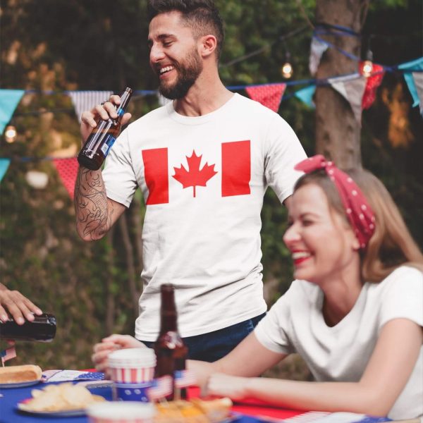 Canada Flag Unisex Jersey SS T-Shirt