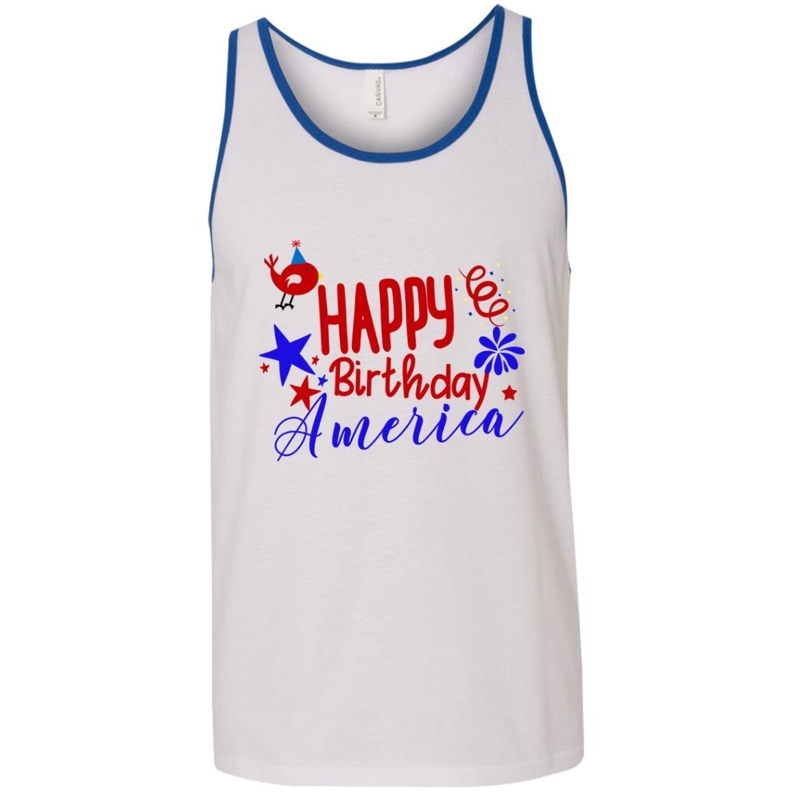 Happy Birthday America Unisex Tank Top