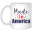 Made In America White Mug 11 oz.