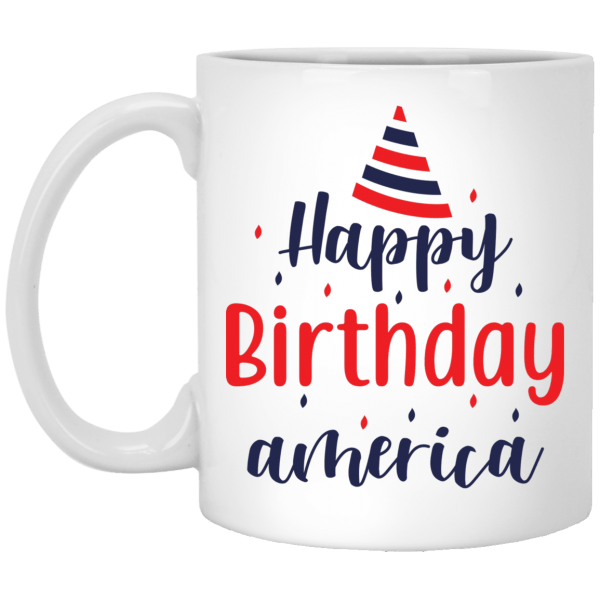 Happy Birthday White Mug 11 oz.