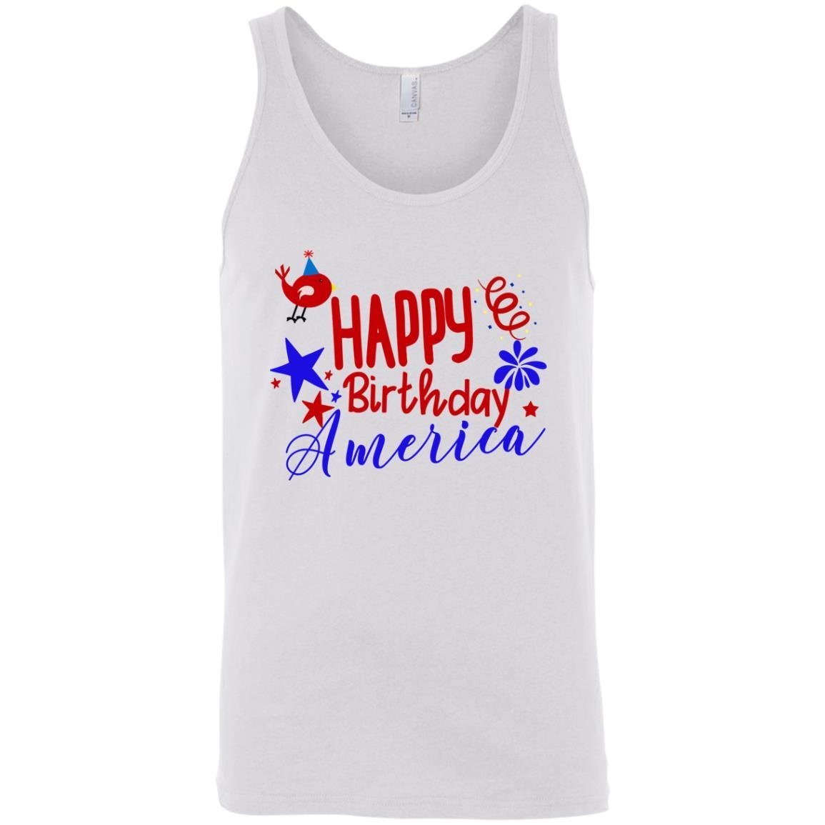 Happy Birthday America Unisex Tank Top
