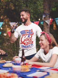 God Bless America Unisex Jersey SS T-Shirt