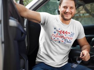 All American Dad Unisex Jersey SS T-Shirt