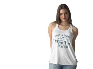 Don't Be Jealous Fishing Unisex Tank Top
