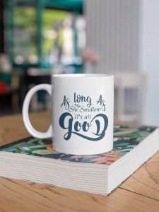 Noisy Fishing Quotes White Mug
