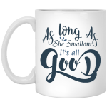 Noisy Fishing Quotes White Mug