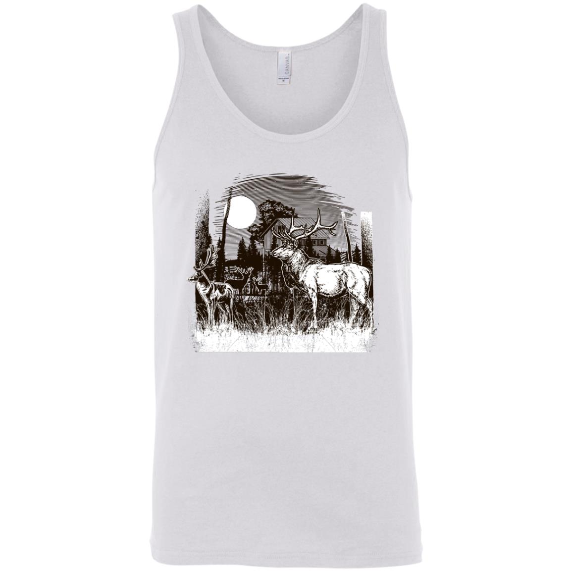Deer Art Unisex Tank Top Deer Art Unisex Tank Top