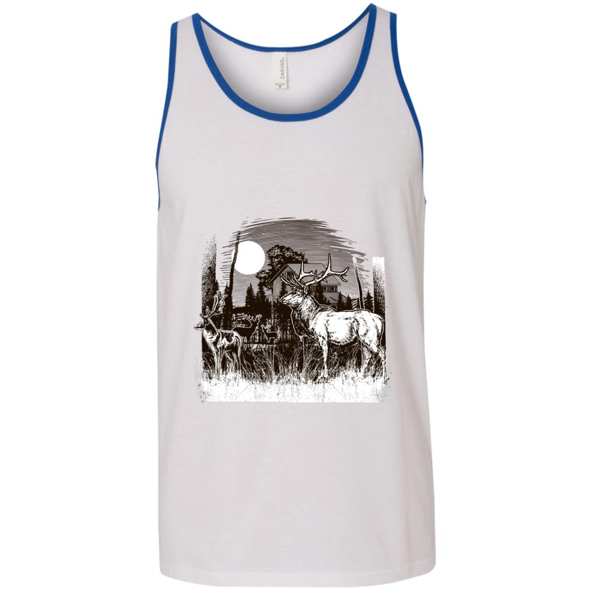 Deer Art Unisex Tank Top Deer Art Unisex Tank Top