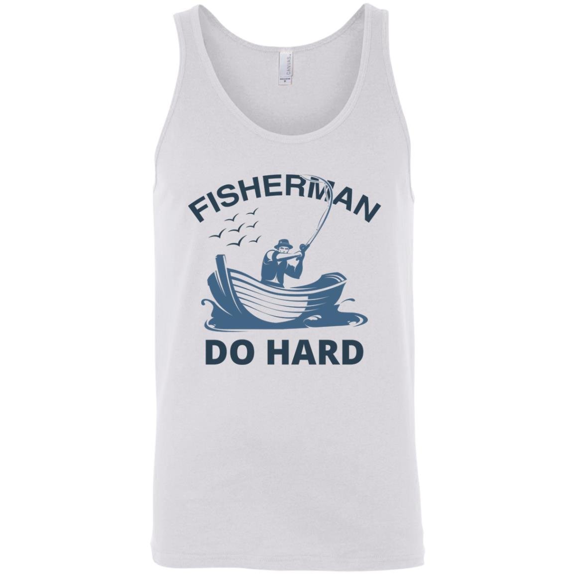 Fisherman Do Hard Unisex Tank Top