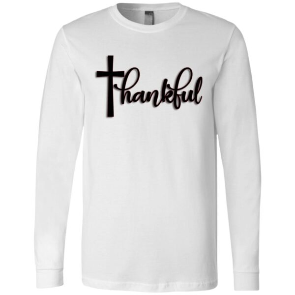 Thankful Print Full Sleeve T-Shirt
