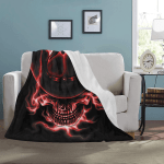 Justice Red Black Ultra Soft Fleece Blanket