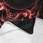 Justice Red Black Ultra Soft Fleece Blanket