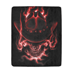 Justice Red Black Ultra Soft Fleece Blanket