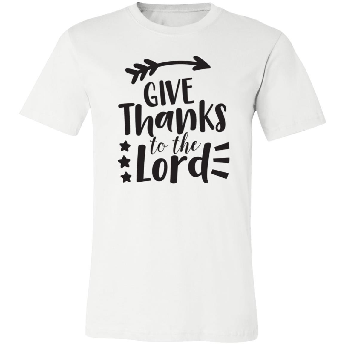 Unisex Jersey T-Shirt Give Thanks To The Lord