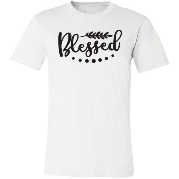 Lovely Blessed Print Unisex Jersey T-Shirt