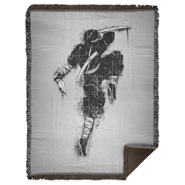 Ninja Warrior Soft Woven Blanket
