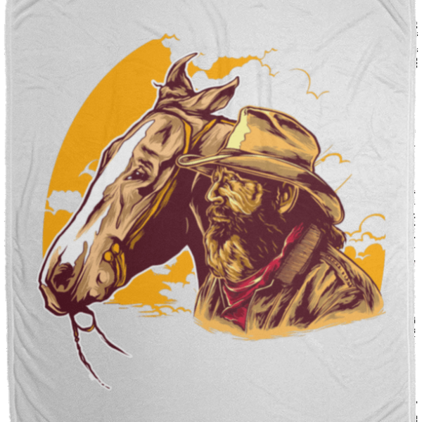 Horseman Cozy Fleece Blanket 50x60