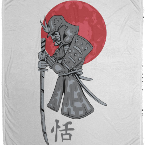 Samurai Cozy Fleece Blanket 50x60
