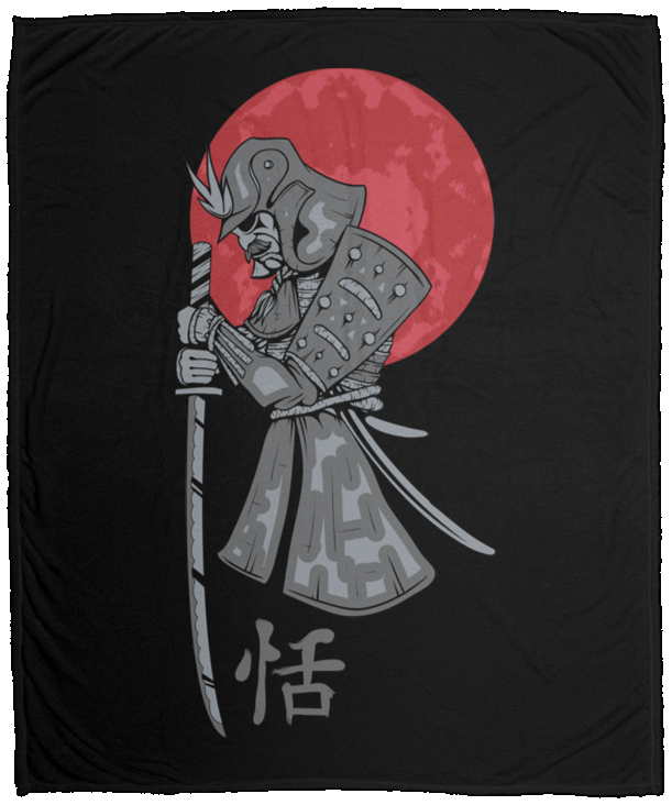 Samurai Cozy Fleece Blanket 50x60