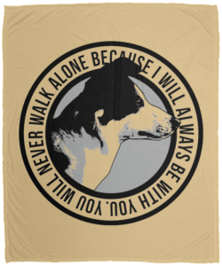 You will Never Walk Alone Fleece Blanket