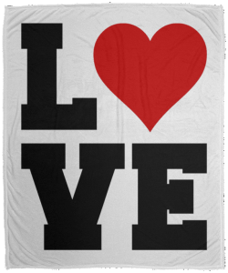 Love Cozy Fleece Blanket 50x60