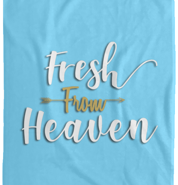Fresh From Heaven Fleece Blanket 50x60