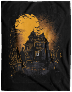 Horror House Cozy Fleece Blanket 60x80