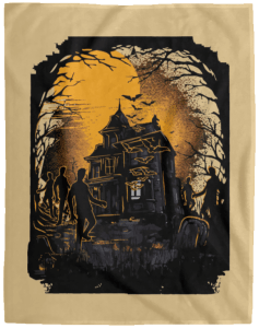 Horror House Cozy Fleece Blanket 60x80