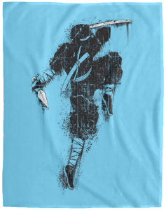 Ninja Warrior Soft Fleece Blanket