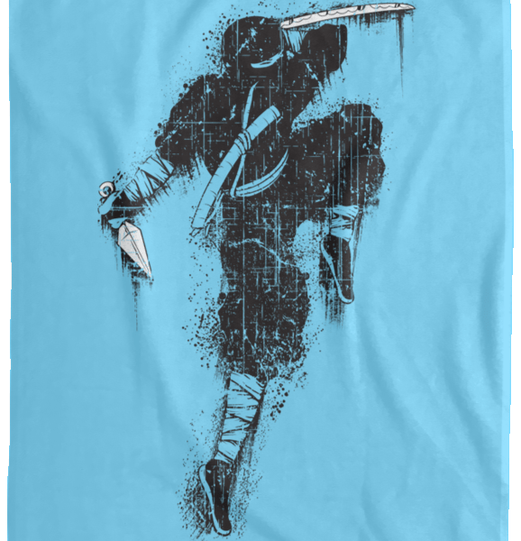 Ninja Warrior Soft Fleece Blanket