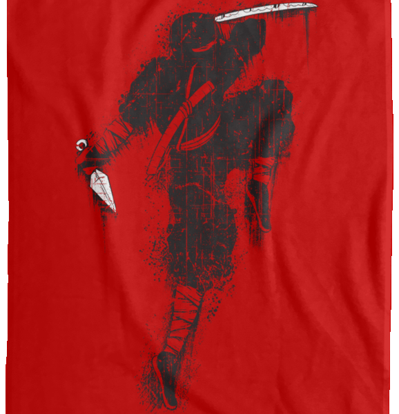 Ninja Warrior Soft Fleece Blanket