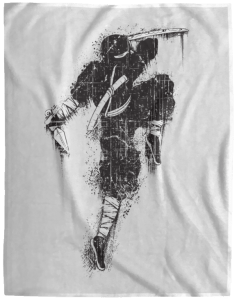 Ninja Warrior Soft Fleece Blanket