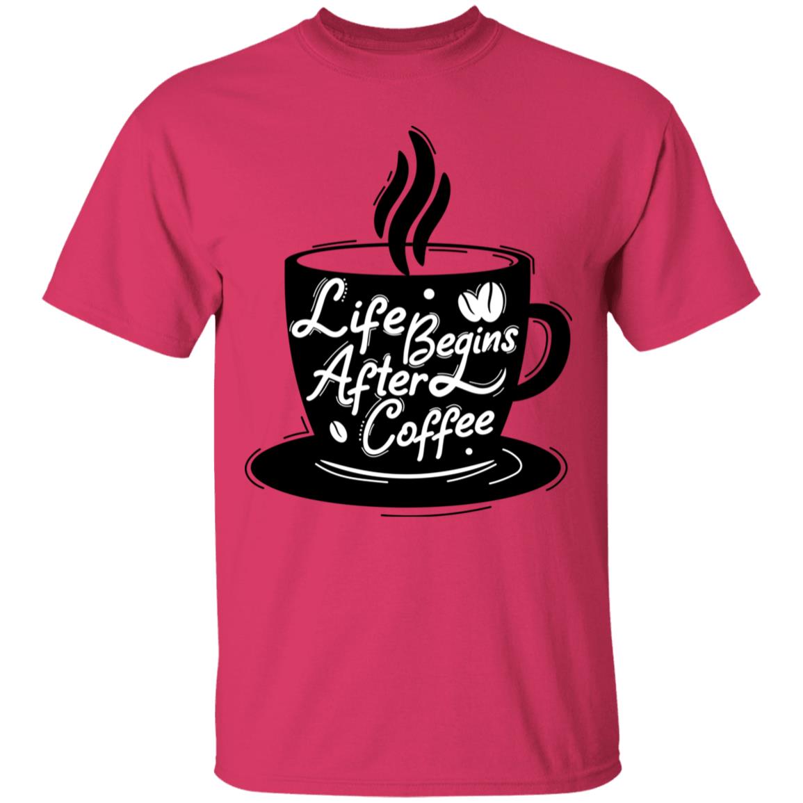 Life Begins After Coffee Regular Unisex T-Shirt