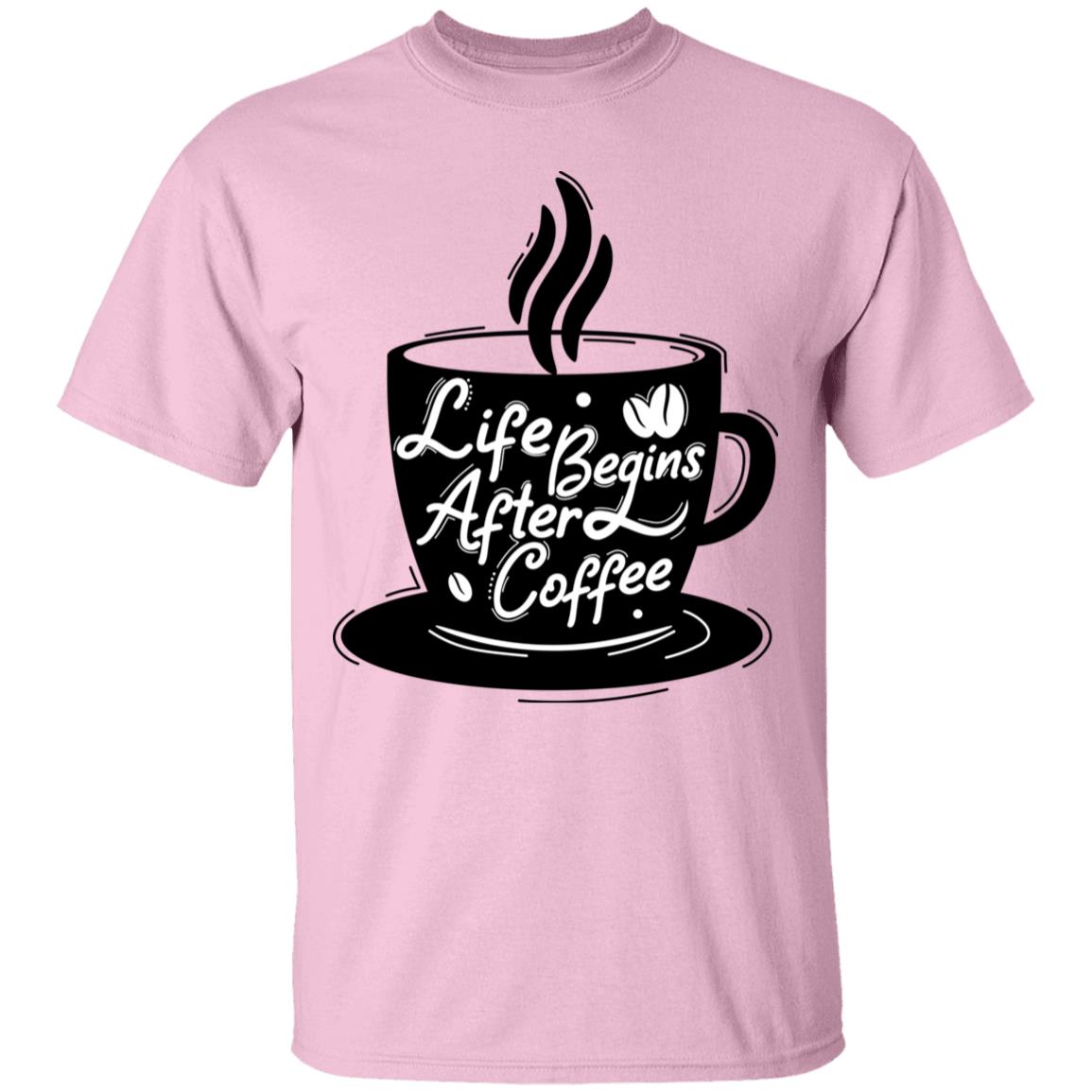 Life Begins After Coffee Regular Unisex T-Shirt