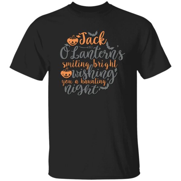 Jack O Lantern Smiling Unisex T-Shirt