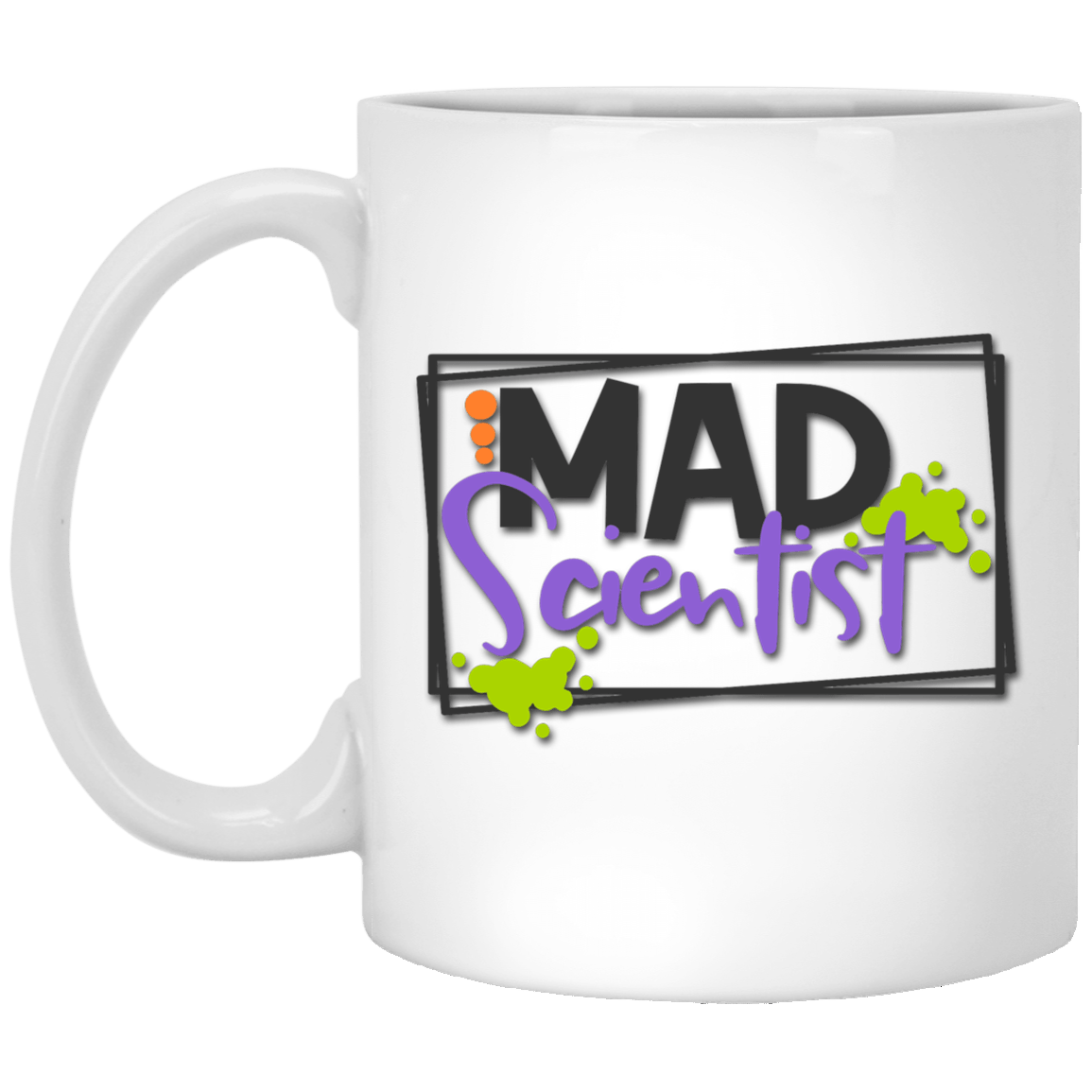 Mad Scientist White Coffee Mug