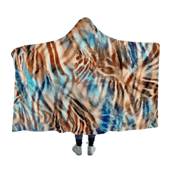 Animal World Hooded Blanket